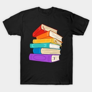 Rainbow Books Collages T-Shirt